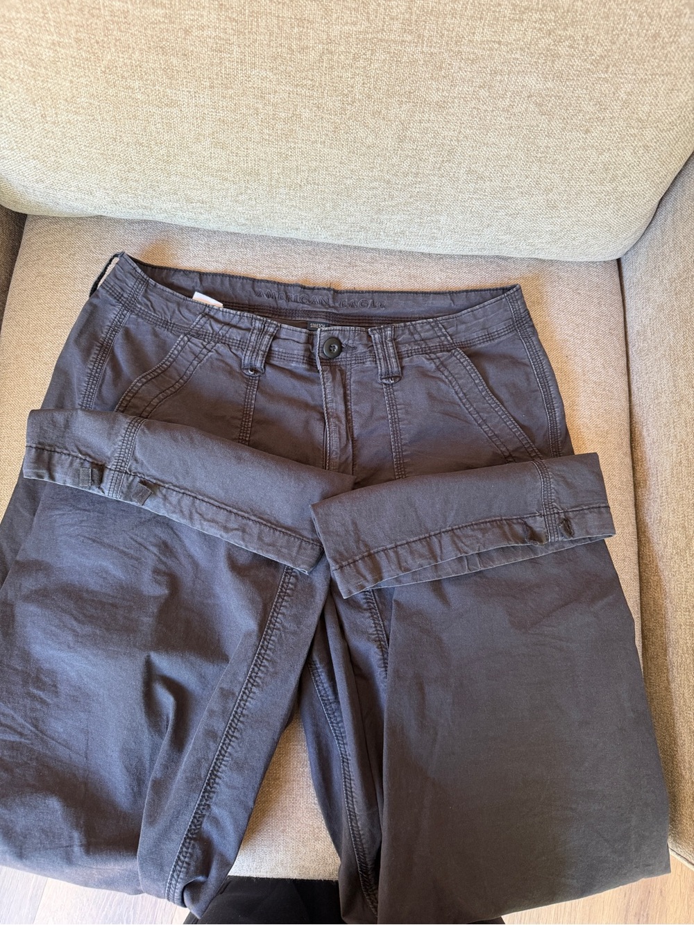 American Eagle Outfitters Cargo Pants in Dark Grey - Picture 6 of 6